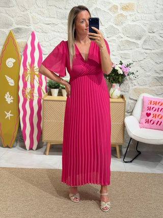 Robe MINNIE - Fuchsia (Made in Italie)
