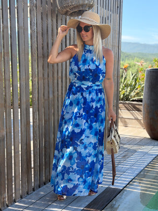 Robe longue MÉDITERRANÉE (Made in Italie)