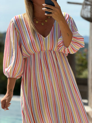 Robe ÉTHIO - BLEUE (Made in Italie)