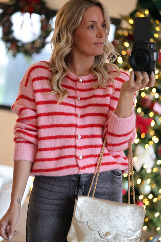 Gilet RATON - Rose/Rouge
