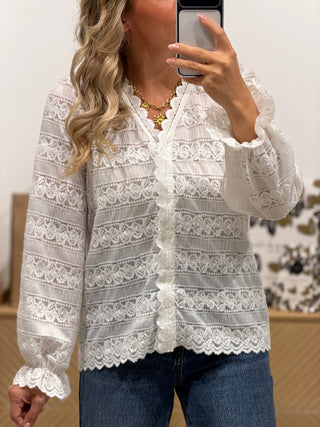 Blouse SABINE - Blanche