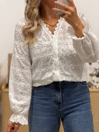 Blouse SABINE - Blanche