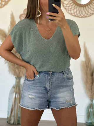 Top IVY - Émeraude (Made in Italie)