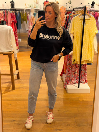 Sweat création BREIZH - Marine (Made in Italie)