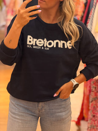 Sweat création BREIZH - Marine (Made in Italie)
