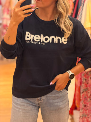 Sweat création BREIZH - Marine (Made in Italie)