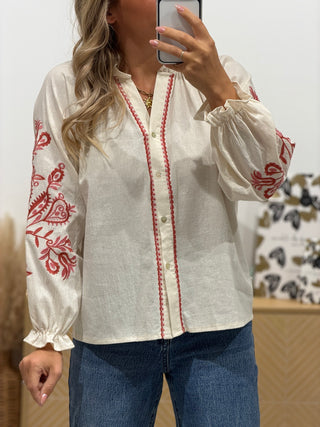 Blouse IVOIRE - Rose
