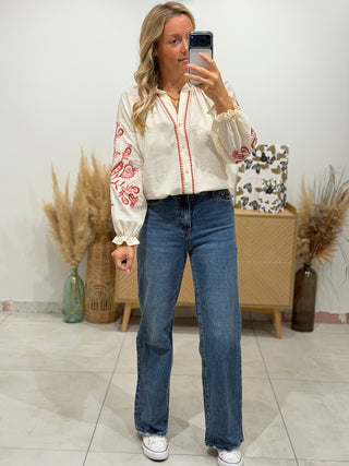 Blouse IVOIRE - Rose