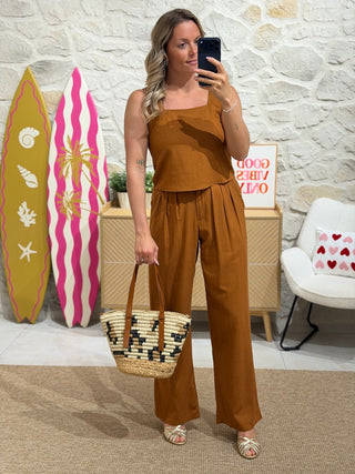 Pantalon MODELY - Camel