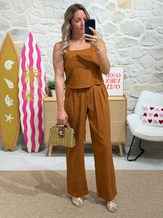 Pantalon MODELY - Camel