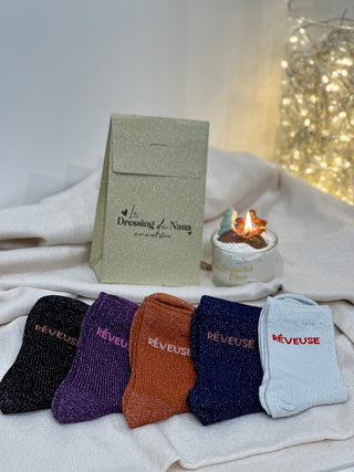 Chaussettes paillettes - RÊVEUSE