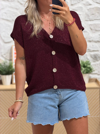Gilet irisé QUITO - BORDEAUX