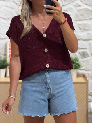 Gilet irisé QUITO - BORDEAUX