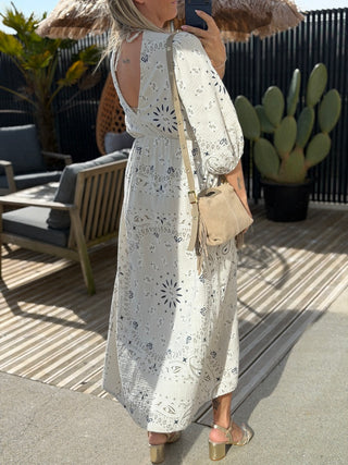 Robe BANDANA - Beige (Made in Italie)