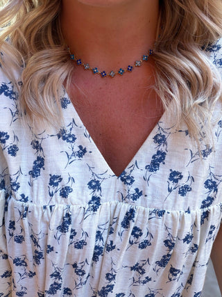 Collier N*94 - Bleu