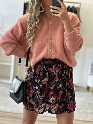 Gilet ALMA Vieux Rose