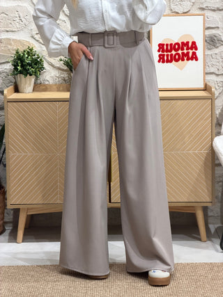 Pantalon POSEIDON - TAUPE (Made in Italie)