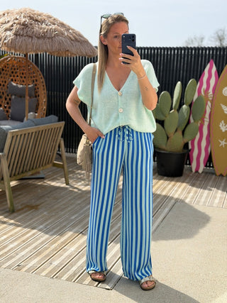 Pantalon SETA - BLEU (Made in Italie)
