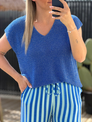 Pantalon SETA - BLEU (Made in Italie)
