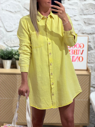 Robe CAROLINE - Jaune