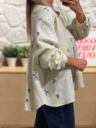 Chemise BAMBA - Beige (Made in Italie)