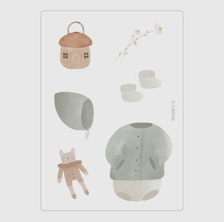 Carte “Mes Petites Affaires” Sauge