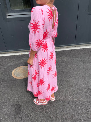 Robe ROUSSEL Rose/rouge (Made in Italie)