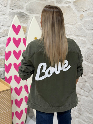 Veste en jean's CYNTHIA - KAKI