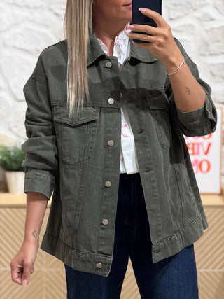 Veste en jean's CYNTHIA - KAKI