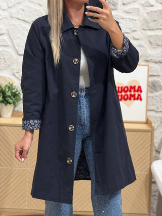 Trench long VIVIANE - Marine