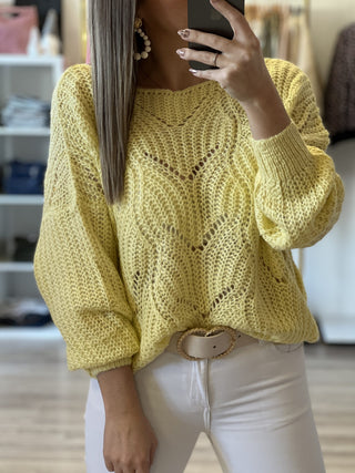 Pull IMA Jaune Clair