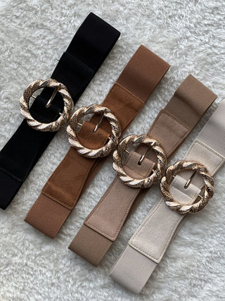 CEINTURE BOUCLE ENTIERE DOREE