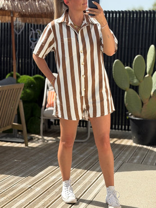 Combi-short JUDYTHE - Chocolat