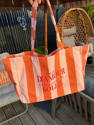 Sac UN PEU D'AMOUR ET BEAUCOUP DE SOLEIL
