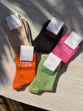 Chaussettes paillettes - MAMAN D'AMOUR