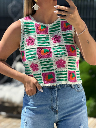 Top en crochet - FRAISITA