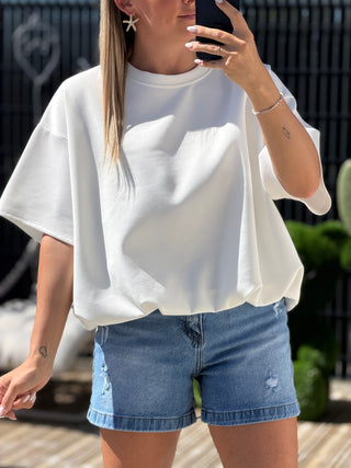 T-shirt POPAYE - Blanc (Made in Italie)