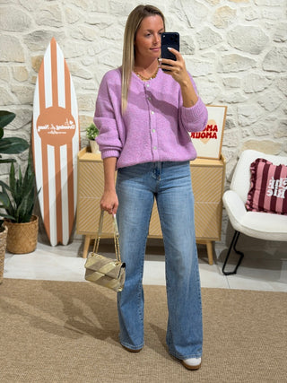 Gilet ALMA - Mauve