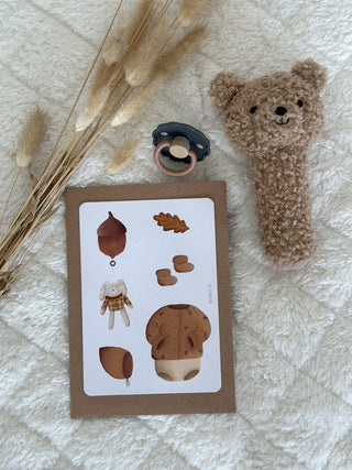 Carte “ Mes petites affaires ” automne