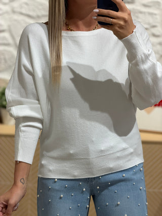 Pull ROXANNA - Blanc
