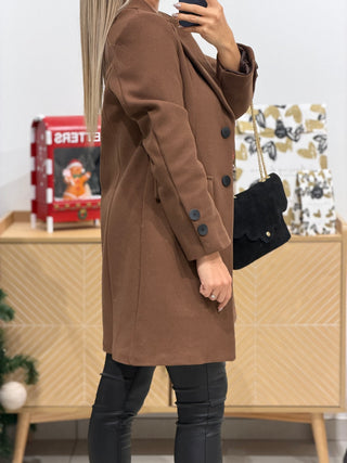 Manteau CLÉO Marron (Made in Italy)