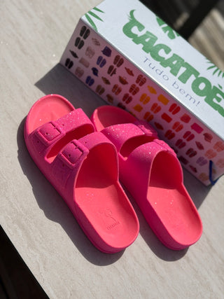 Sandales CACATOES - NÉON - PINK FLUO