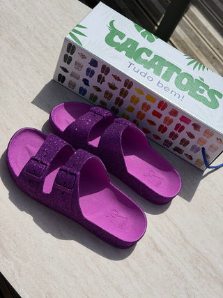 Sandales CACATOES - NÉON - PURPLE FLUO