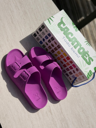 Sandales CACATOES - BAHIA - PURPLE FLUO