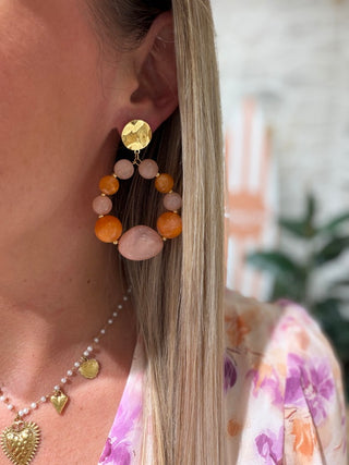 Boucles d'oreilles N*285 - ORANGE