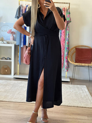 Robe ELIA - Marine ( Made in Italie )