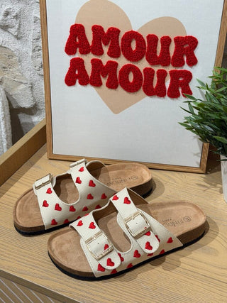 Sandales CRISTAUX - Beige