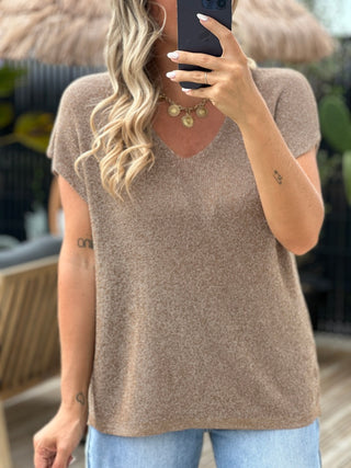 Top IVY - Camel (Made in Italie)