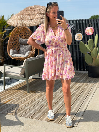 Robe création ORCHIDÉE - MAUVE