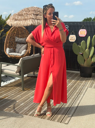 Robe ELIA - Corail ( Made in Italie )